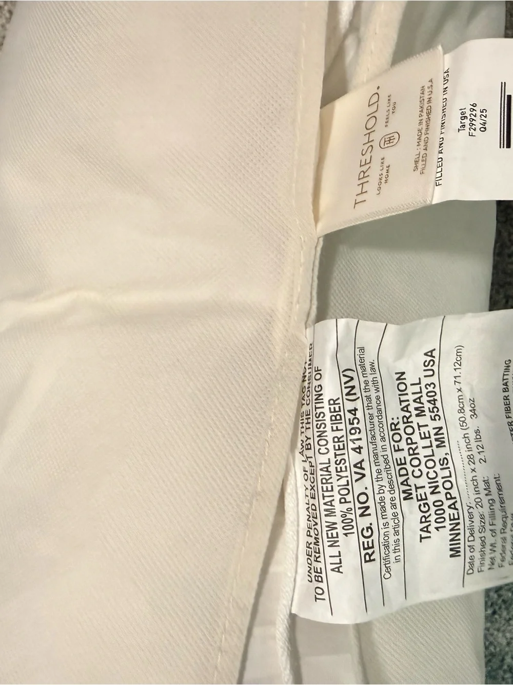 Threshold soft cozy sateen